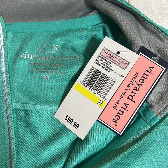 NEW Vineyard Vines Golf Performance 1/2 Zip - Picture 3 of 3